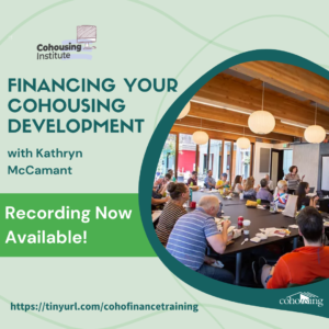 Financing your Cohousing Development
