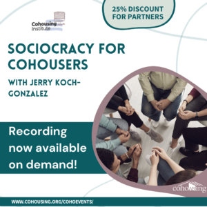Sociocracy for Cohousers
