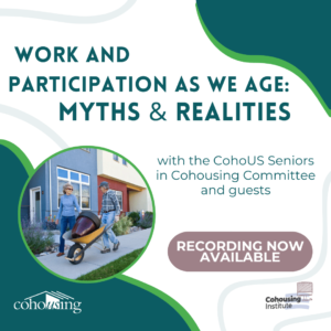 Work and Participation As We Age: Myths & Realities