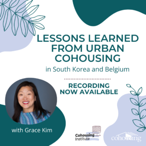 Lessons Learned from Urban Cohousing