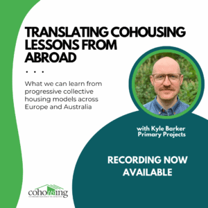 Translating Cohousing Lessons from Abroad
